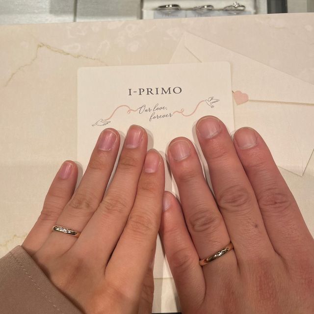【アイプリモ(I-PRIMO)の口コミ】 指輪のデザインと色合い、つけ心地がよかったから！店員さんの接客と人柄…