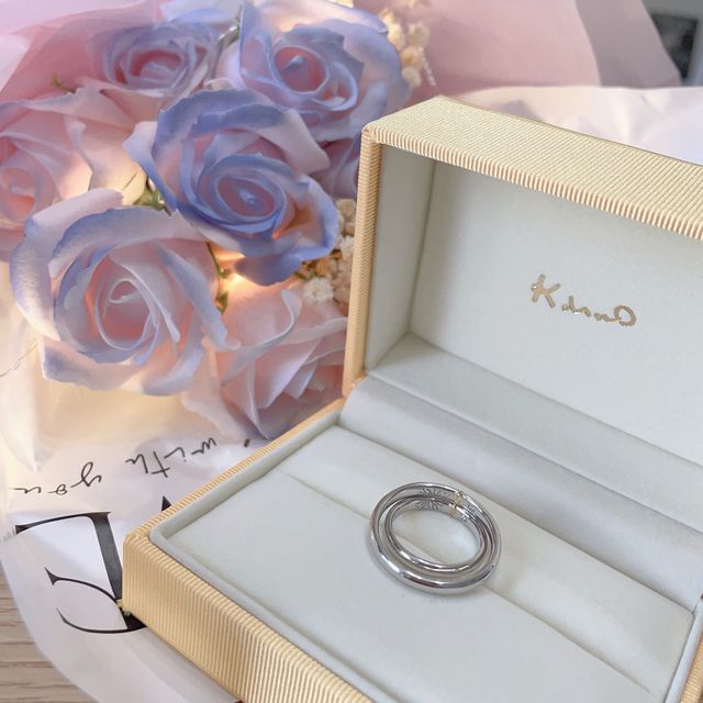 【ケイウノ ブライダル(K.UNO BRIDAL)の口コミ】 結び目がかわいく、2人で結べるのがすごく記念になってポイントでした。素…
