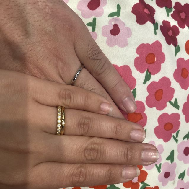 【YUKA HOJO(ユカホウジョウ)の口コミ】 指輪のデザインについて、日頃からアクセサリーをつけるため、婚約指輪も…