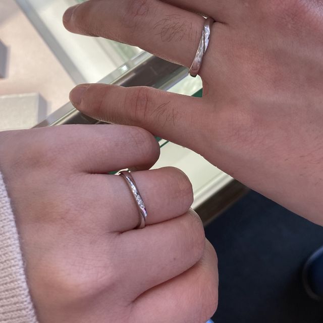 【JEWELRY  KAMATA(ジュエリーかまた)の口コミ】 彼が気に入ったデザインの指輪の名前に、私の名前が入っていた事で運命を…