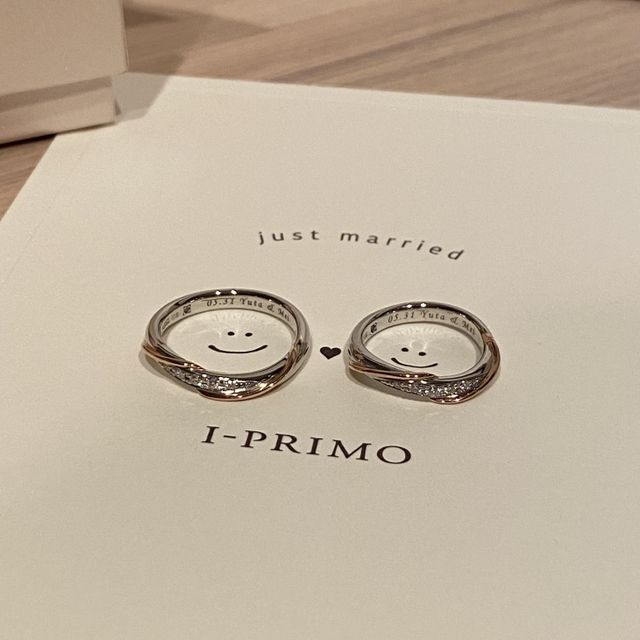 【アイプリモ(I-PRIMO)の口コミ】 理想としていた、ピンクゴールドがアクセントで入っている事、クラスにな…