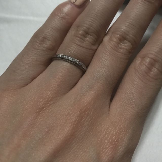 【4℃ BRIDAL(ヨンドシーブライダル)の口コミ】 一生つける、、つもりの物ですので、シンプルなデザインがいいかなと思っ…