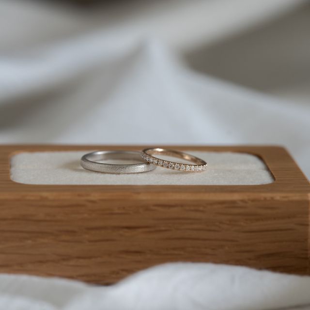 【Cayof(カヨフ)の口コミ】 デイリーユースかつ上品な印象のハーフエタニティに決めました。
試作品は…