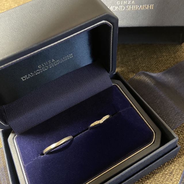 【銀座ダイヤモンドシライシの口コミ】 とにかく意味にこだわって選びました。担当していただいたスタッフの方に…