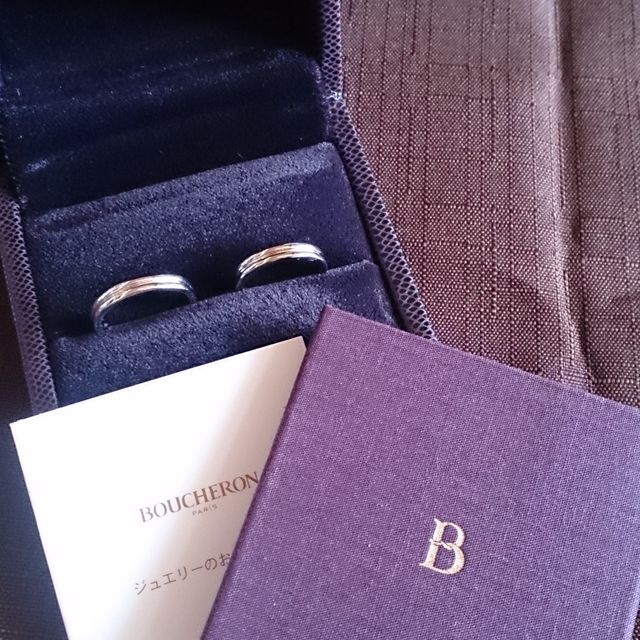 【ブシュロン(BOUCHERON)の口コミ】 結婚指輪を探している時はとにかく数多くのブランドや口コミをされている…