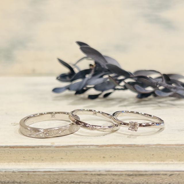 【鎌倉彫金工房の口コミ】 もともとペアリングを作ったことがあり、その近くに結婚指輪を手作りでき…