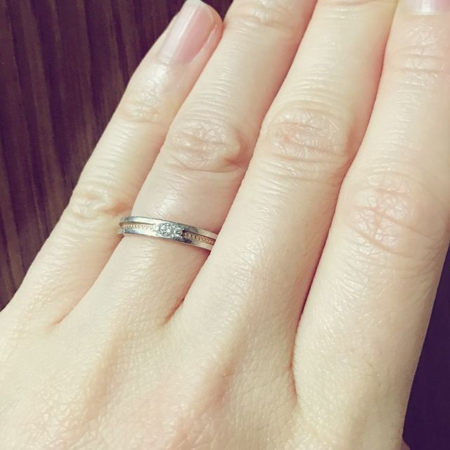 【アイプリモ(I-PRIMO)の口コミ】 私がピンクゴールドが好きということと、シンプルすぎず普通すぎないもの…