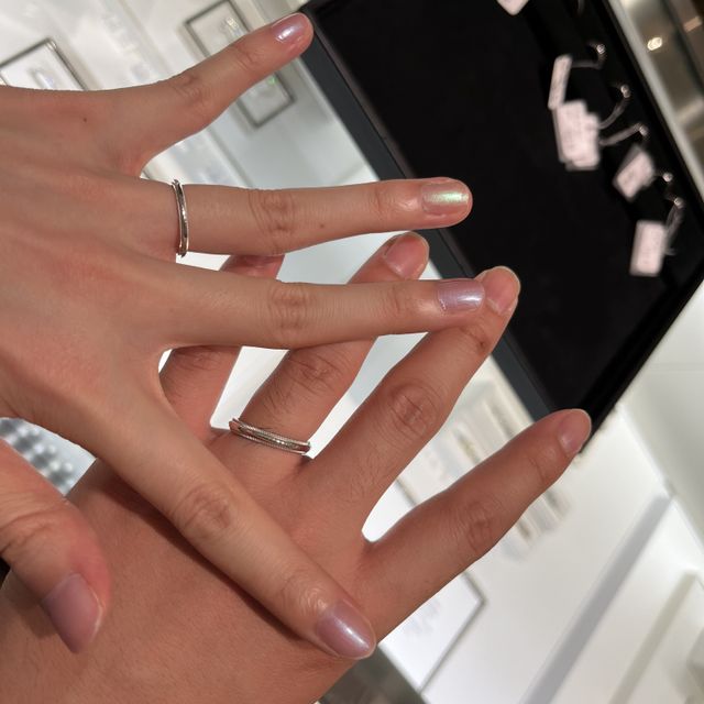 【ティファニー(Tiffany & Co.)の口コミ】 お店の人もここまでミル打ちが細かいのはティファニーだけだと豪語してお…