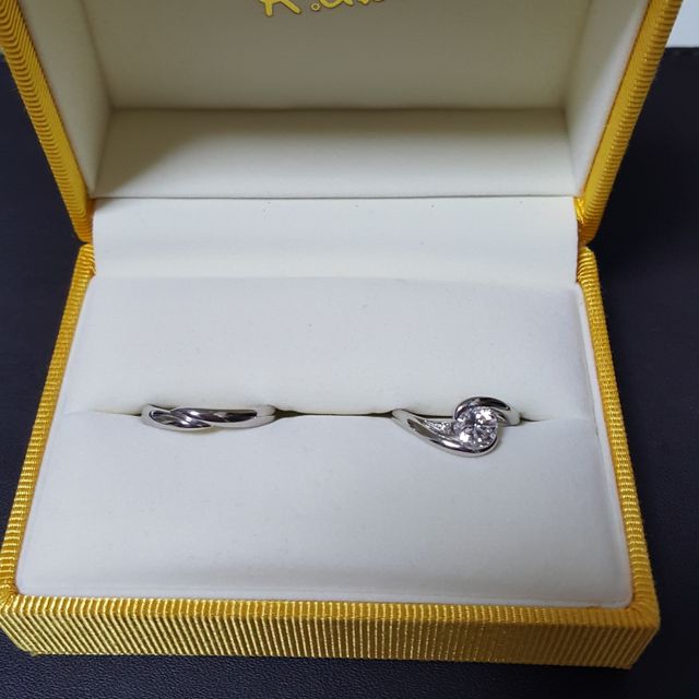 【ケイウノ ブライダル(K.UNO BRIDAL)の口コミ】 亡くなった母の指輪があるのは知っていて、どうしても母の指輪をしたかっ…