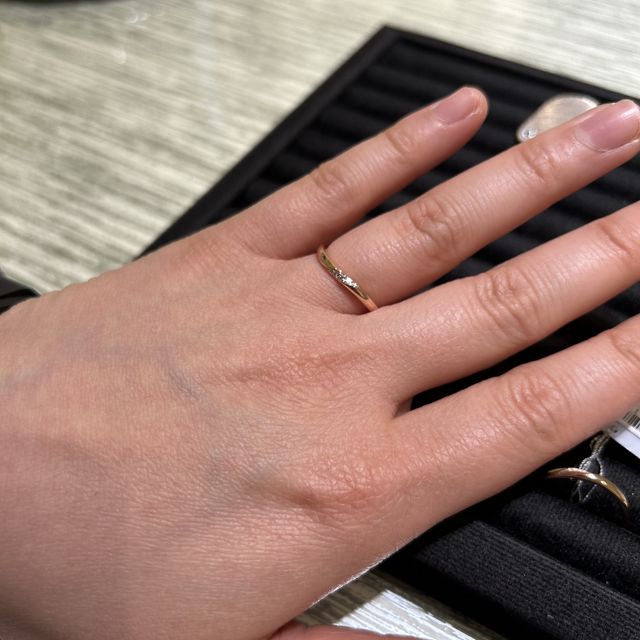【TRECENTI(トレセンテ)の口コミ】 デザインがシンプルだが幅広くあり、ゴールド・シルバー
・ピンクゴールド…
