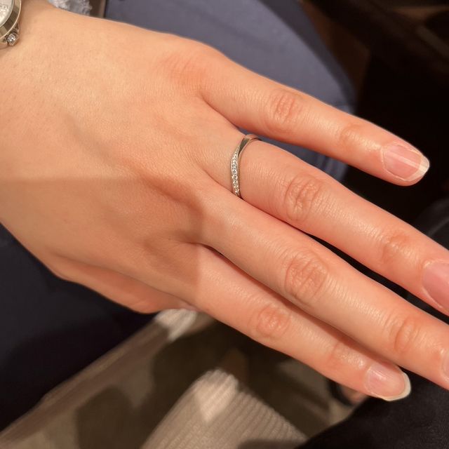 【アイプリモ(I-PRIMO)の口コミ】 指が長めかつ水かき深めのため、動きのあるデザインをおすすめしていただ…