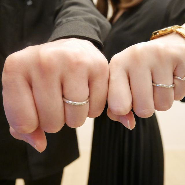 【ブルガリ(BVLGARI)の口コミ】 彼と私の手のタイプが全く違って他のブランドの指輪だとどちらかが似合わ…