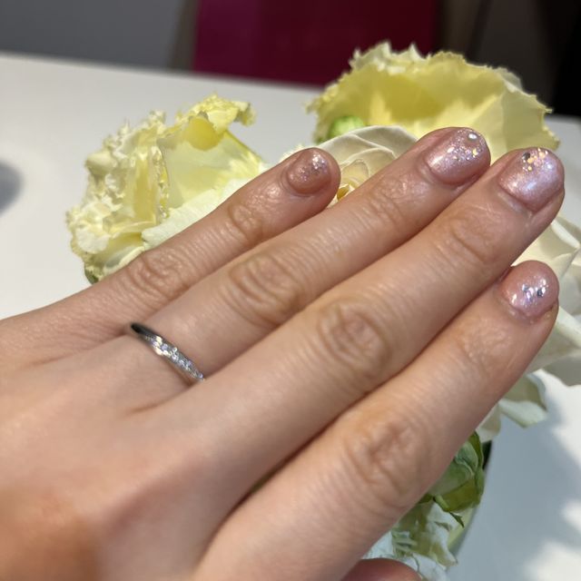 【ケイウノ ブライダル(K.UNO BRIDAL)の口コミ】 イニシャルと十字架を刻みたくてデザイナーのいるケイウノさんにしました…