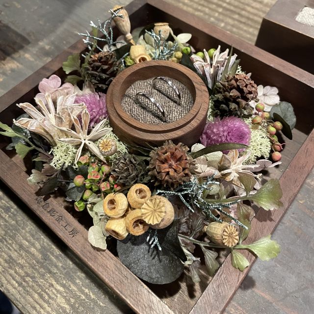 【鎌倉彫金工房の口コミ】 指輪を一から2人でプラチナの棒から作りました。手作りできて思い出が詰ま…