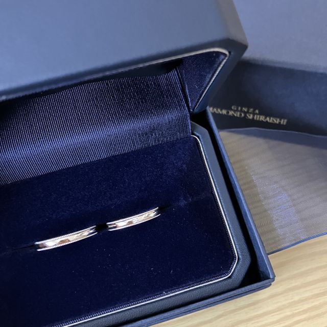 【銀座ダイヤモンドシライシの口コミ】 価格もそこまで高額ではなく、シンプルかつかわいらしさもあり、イメージ…