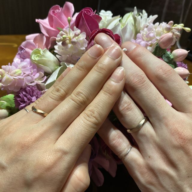 【TANZO.(鍛造指輪)の口コミ】 デザインとセミオーダーのこだわりも入れられたところです。女性らしさと…