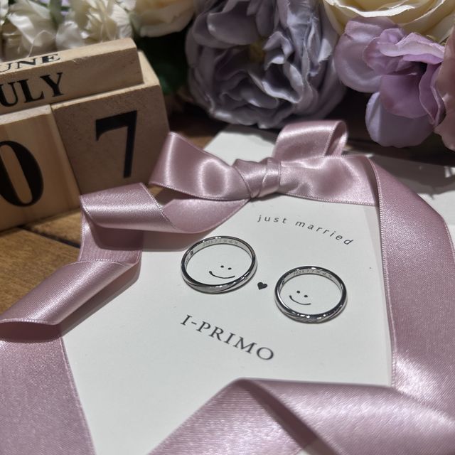 【アイプリモ(I-PRIMO)の口コミ】 2人の意見が違う所もありながら、お揃いのリングで探していました。担当の…