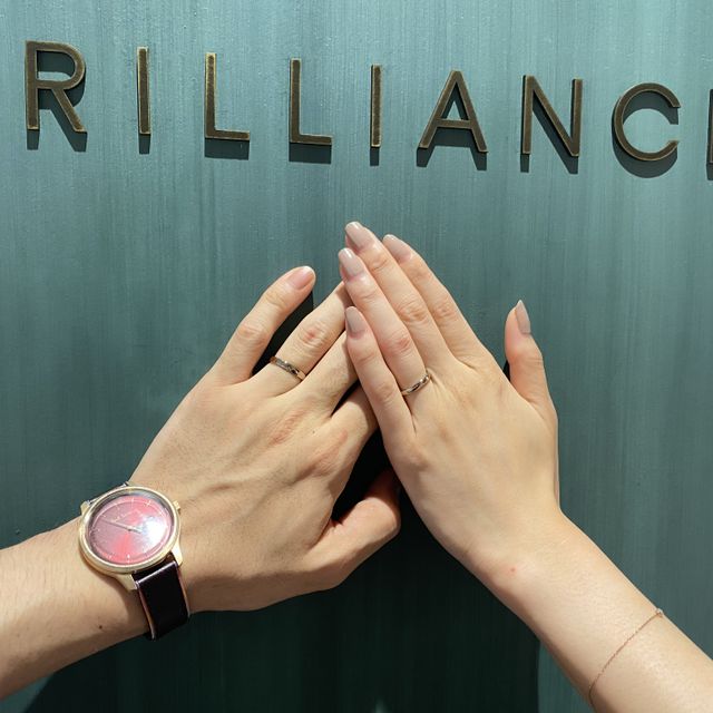 【BRILLIANCE+(ブリリアンスプラス)の口コミ】 初めてブリリアンス様の指輪を見た時から一目惚れをして、指輪を買うなら…