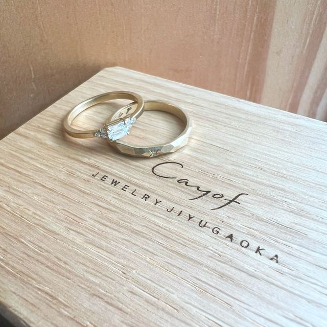 【Cayof(カヨフ)の口コミ】 エメラルドカットのダイヤを求めていたらcayofさんをInstagramで見つけ、…