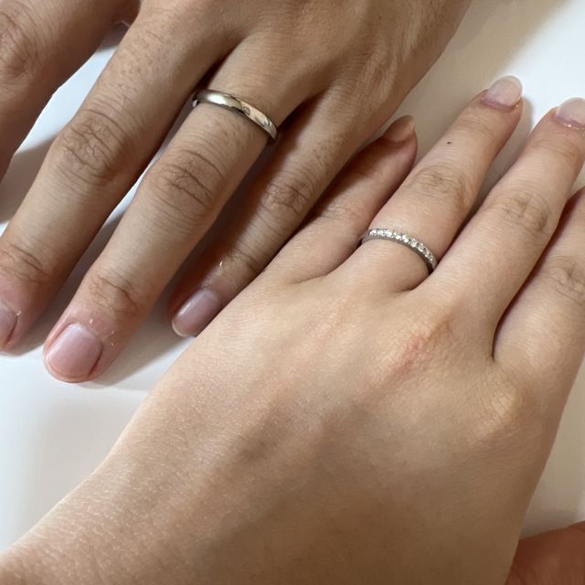 【TANZO.(鍛造指輪)の口コミ】 着け心地、ダイヤがいっぱい入れたかったので、取りにくさ、アフターフォ…