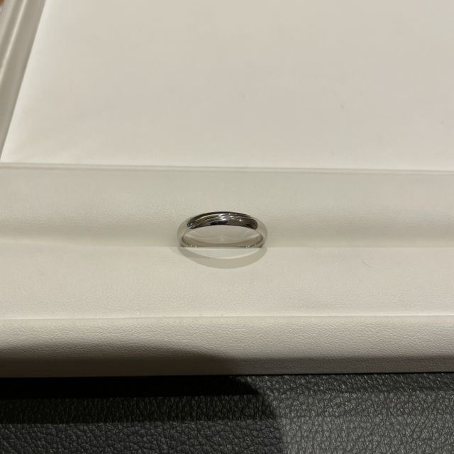 【PILOT BRIDAL(パイロットブライダル)の口コミ】 シンプルで着け心地がすごく良かったです。真ん中にラインが３つ入ってる…