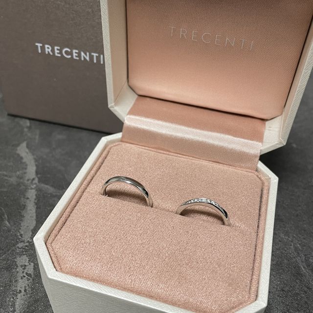 【TRECENTI(トレセンテ)の口コミ】 指輪のデザインもかなり豊富で、好みを伝えたところスタッフの方が様々提…