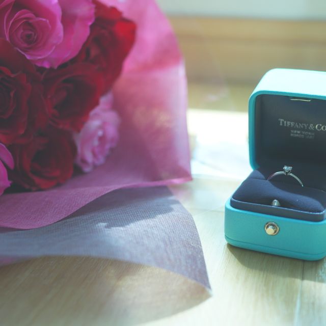 【ティファニー(Tiffany & Co.)の口コミ】 婚約指輪も一緒に探しに行きました。Tiffany& Co.はもともと憧れがあ…
