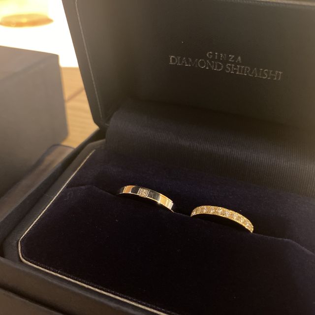 【銀座ダイヤモンドシライシの口コミ】 ダイヤモンドの輝きが1番綺麗だったので、購入しました。また日本のブラン…