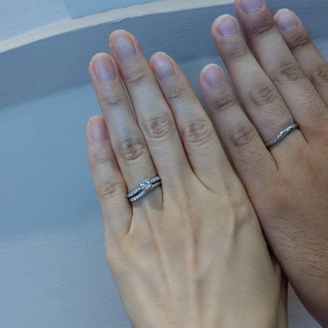 【ケイウノ ブライダル(K.UNO BRIDAL)の口コミ】 婚約指輪をお義母さんから譲ってもらったダイヤをリフォームしたくてケイ…