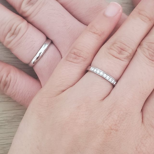 【アイプリモ(I-PRIMO)の口コミ】 エタニティリングのサイズ変更できること、またダイヤの紛失の場合でも無…