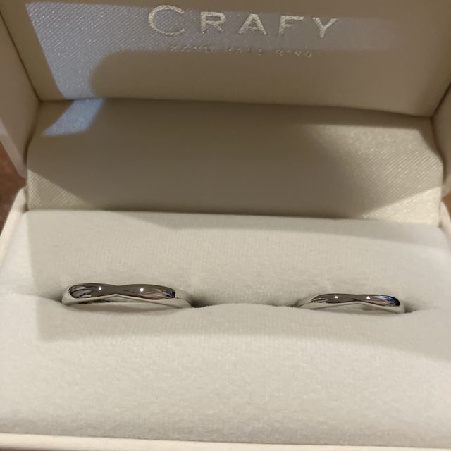 【CRAFY(クラフィ)の口コミ】 自分たちで手作りで指輪が作れるということで、ここに決めました！指輪の…