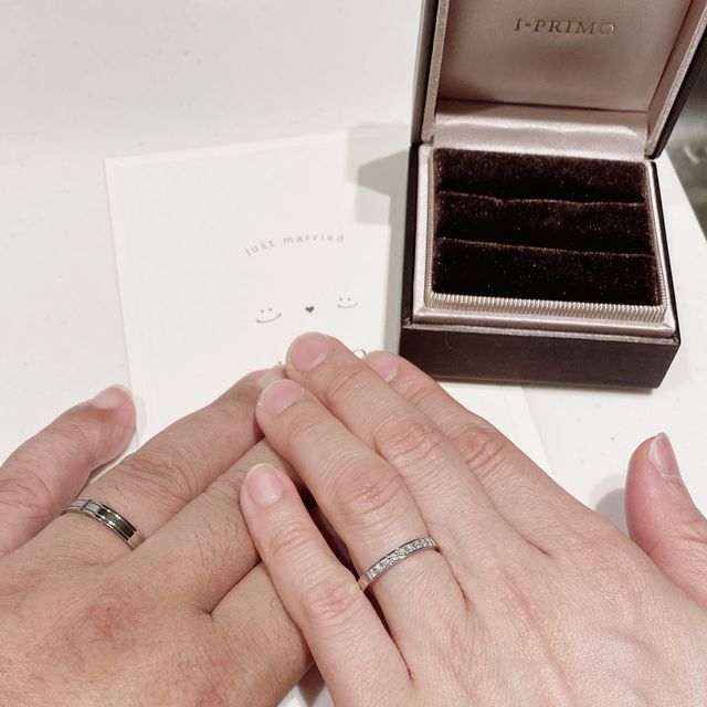 【アイプリモ(I-PRIMO)の口コミ】 どちらかというと私(女性側)よりも彼に合わせて選びました。彼の手が大き…