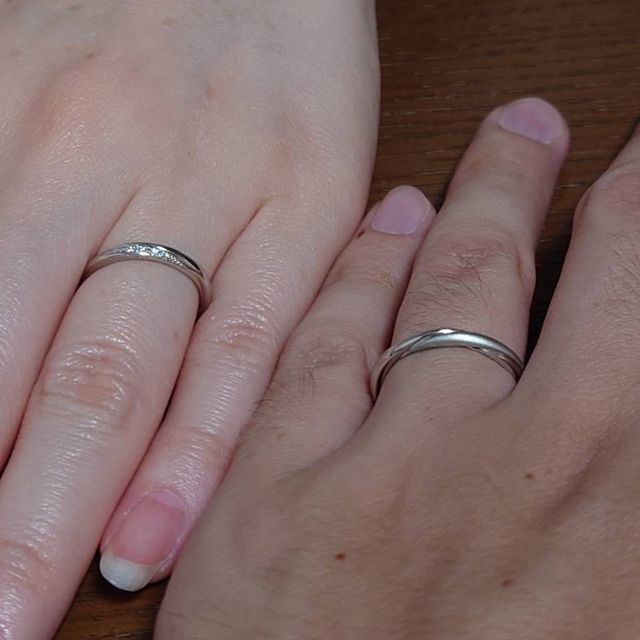 【銀座ダイヤモンドシライシの口コミ】 ずっと身に付けていくものなので違和感なく、自然に付けられるものを選び…