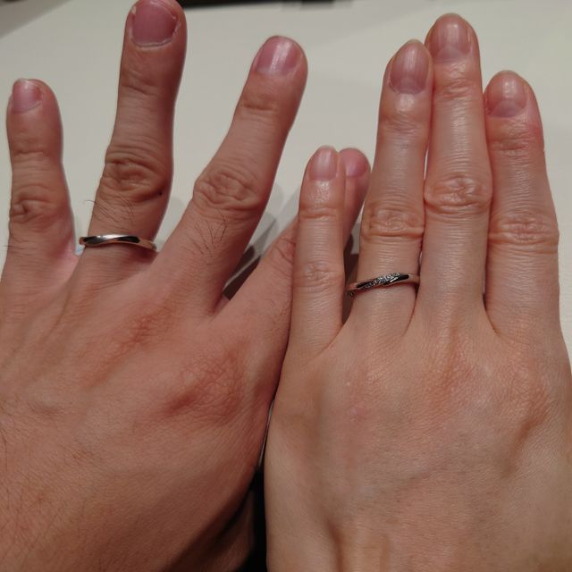 【アイプリモ(I-PRIMO)の口コミ】 ３店舗目でしたが、ダイヤ入りの結婚指輪を何点か見せていただいて、ダイ…