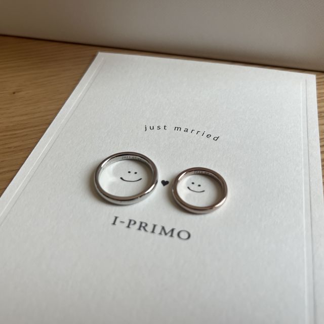 【アイプリモ(I-PRIMO)の口コミ】 シンプルなストレートのリングで、着け心地もよく、アイプリモにしかない…