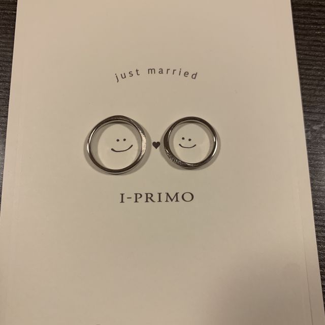 【アイプリモ(I-PRIMO)の口コミ】 婚約指輪も同じ店舗で購入していたため来店し、試着してたまたま気に入っ…