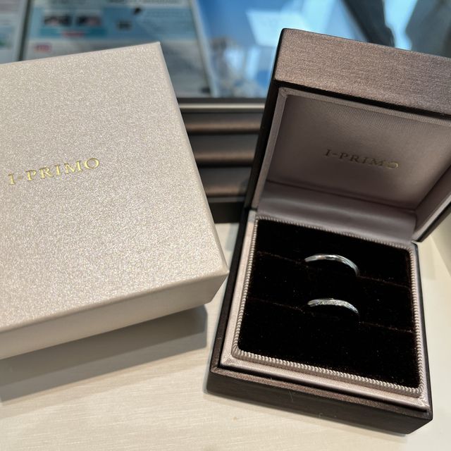 【アイプリモ(I-PRIMO)の口コミ】 デザインや購入させてもらった指輪の意味など伺って私達に合ってると思い…