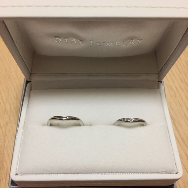 【STAR JEWELRY(スタージュエリー)の口コミ】 各ブランドで悩みましたが誰もが知っているSTAR JEWELRYさんのものにしま…