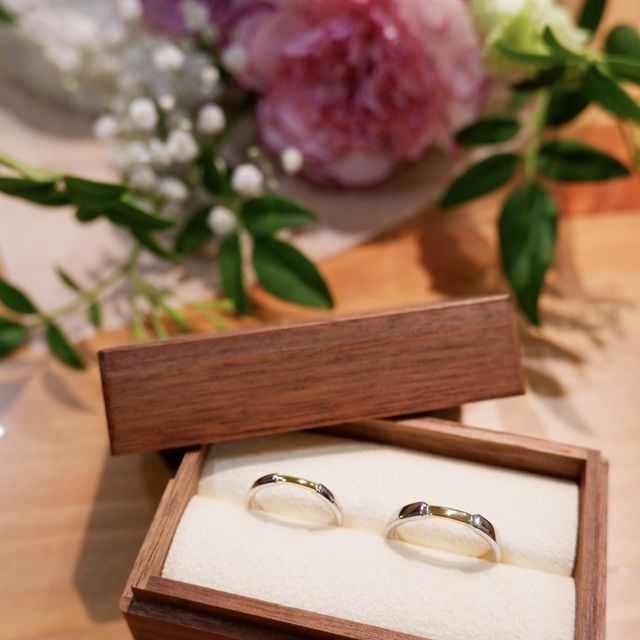 【PORTADA(ポルターダ)の口コミ】 ビジュピコさんに一度来店した時はその日に結婚指輪を決める予定はなかっ…