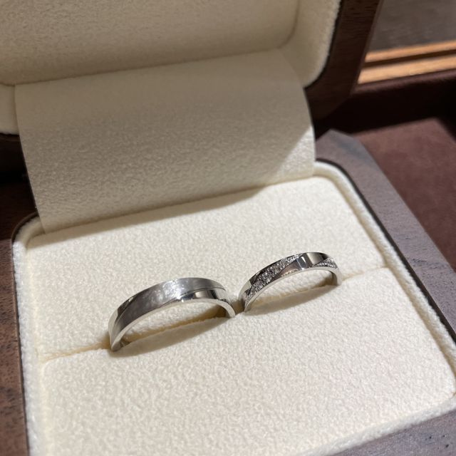 【TANZO.(鍛造指輪)の口コミ】 任意の形、幅、デザインなどを指定出来るので、既製品では無いような指輪…
