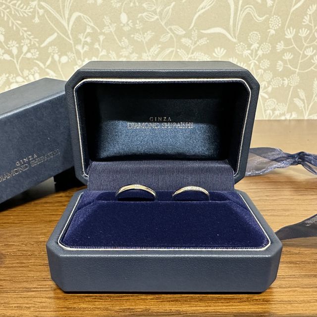 【銀座ダイヤモンドシライシの口コミ】 決め手となったのは、夫婦でティアオブリリーという同じデザインの指輪を…