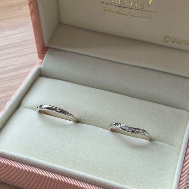 【ケイウノ ブライダル(K.UNO BRIDAL)の口コミ】 どうしても「美女と野獣」モチーフの指輪を探していたこと、一生に一度の…