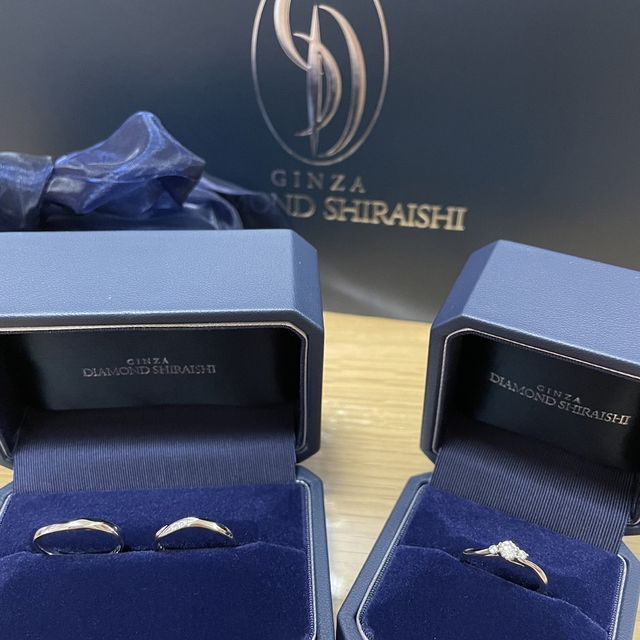 【銀座ダイヤモンドシライシの口コミ】 デザインが美しく、シライシウェーブ・ダイヤモンドの品質が決め手となり…