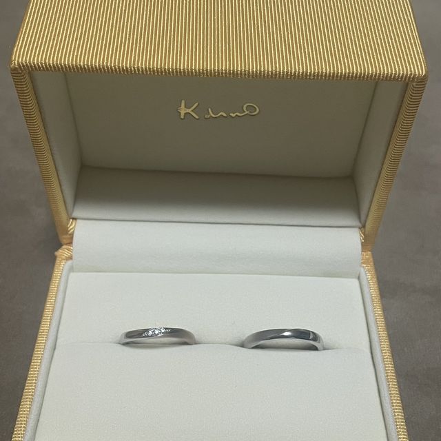 【ケイウノ ブライダル(K.UNO BRIDAL)の口コミ】 指輪のデザインをオーダーできたのが決め手です。オーダーメイドにより、…