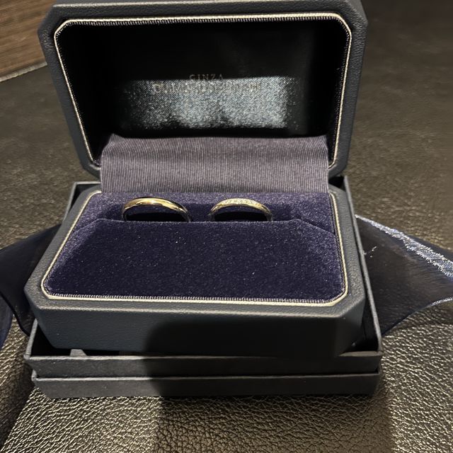 【銀座ダイヤモンドシライシの口コミ】 ダイヤモンドがとても綺麗でデザインもシンプルすぎず派手すぎずと普段使…