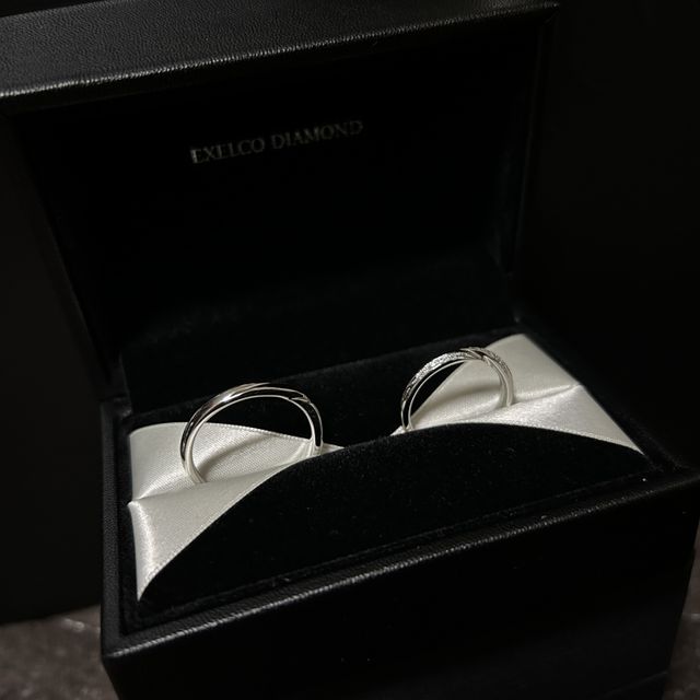 【エクセルコダイヤモンド(EXELCO DIAMOND)の口コミ】 何種類か調べて軽く決めてはいましたが店舗へ言った際に、色々なデザイン…