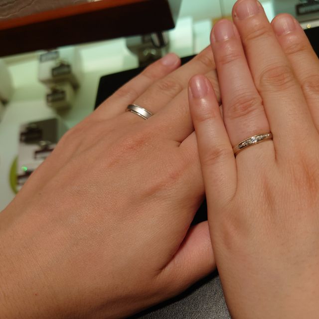 【ROCCA(ロッカ)の口コミ】 ゴールドとプラチナの2つを組み合わせて作りたくて、ROCCAさんが1番私の思…