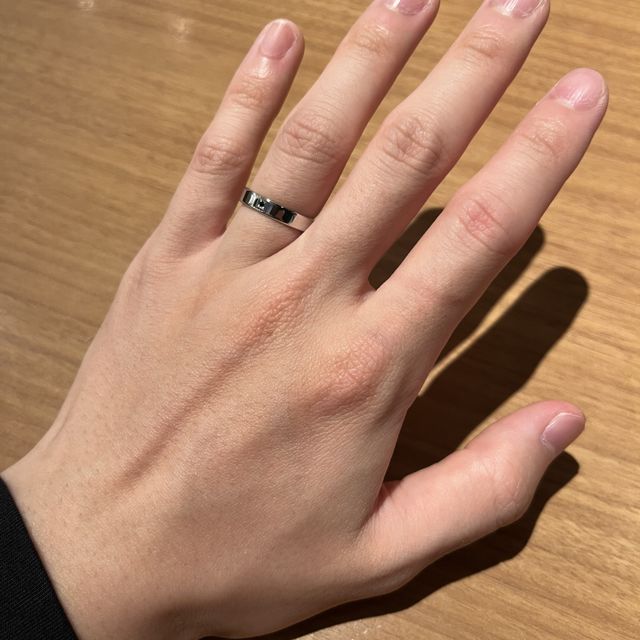 【TANZO.(鍛造指輪)の口コミ】 幅の広いリングにしたかったが、既製品を取り扱うお店では好みのデザイン…