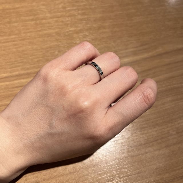 【TANZO.(鍛造指輪)の口コミ】 幅の広いリングにしたかったが、既製品を取り扱うお店では好みのデザイン…