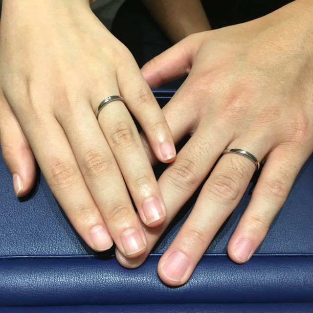 【銀座ダイヤモンドシライシの口コミ】 シンプルで飽きの来ない、着け心地のよいものが欲しいと考えていました。…